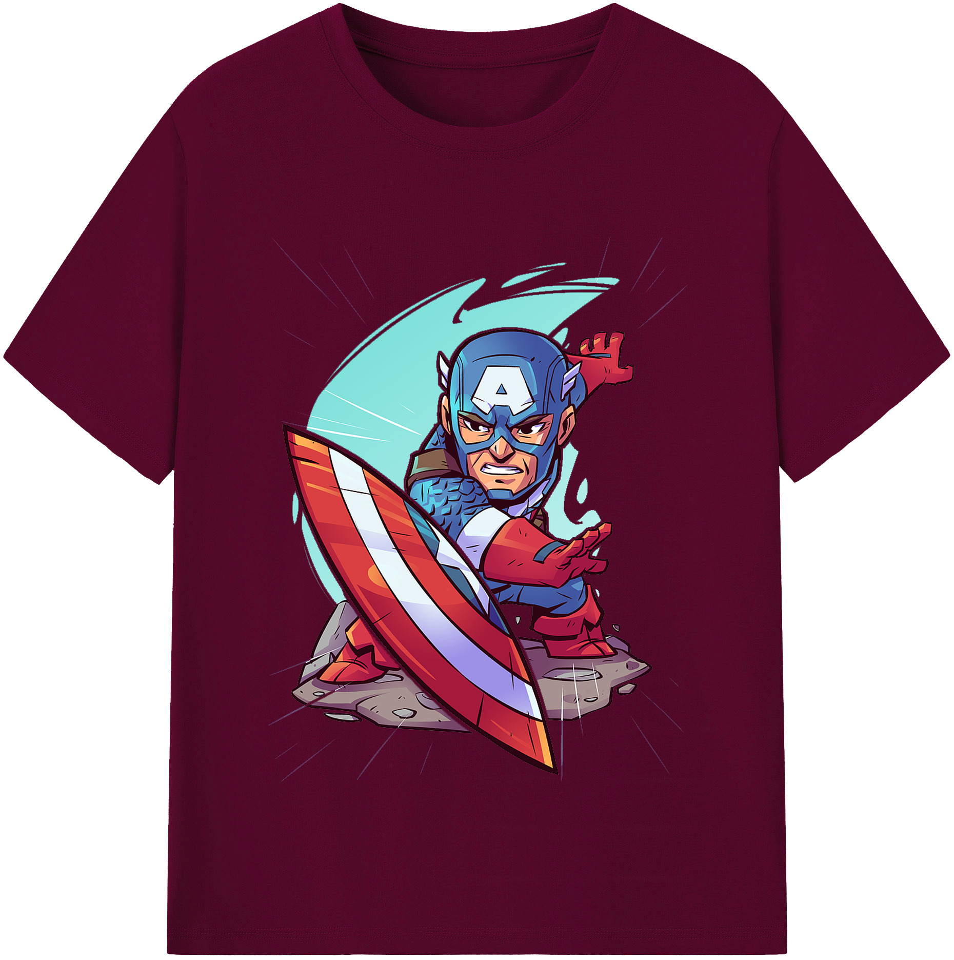 （画像用） アベンジャーズ The Avengers レディースカジュアルプリントTシャツ（綿100％）